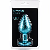 פלאג אנאלי כחול בינוני | Sky Plug M