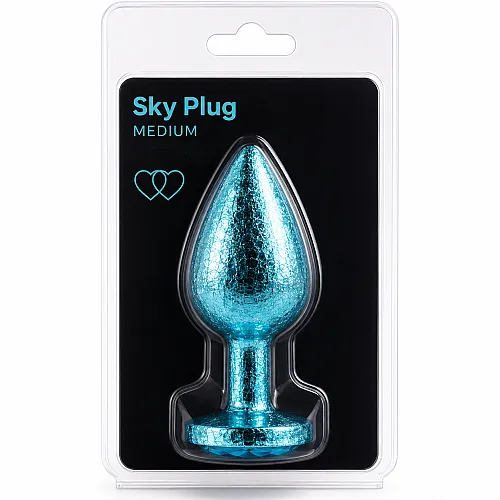 פלאג אנאלי כחול בינוני | Sky Plug M