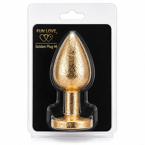 פלאג אנאלי זהוב בינוני | Golden Plug M