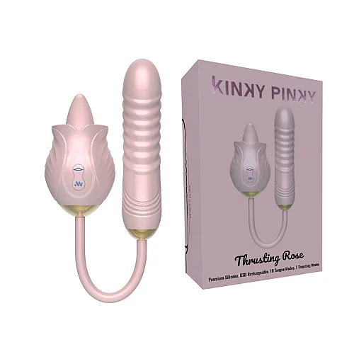 ויברטור ורד דוחף לשון | Thrusting Rose