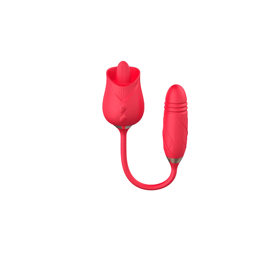 ויברטור לשוני עם חדירה | HEAT THE CLIT  