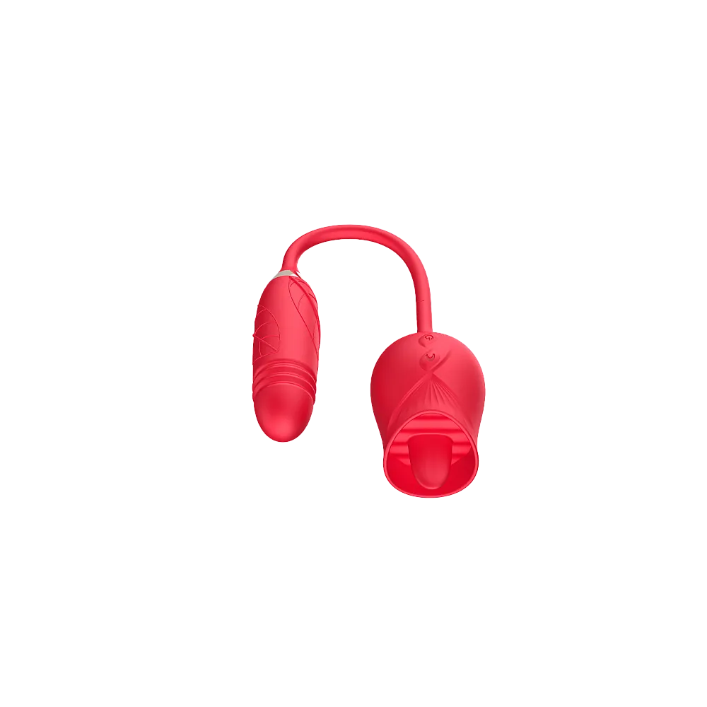 ויברטור לשוני עם חדירה | HEAT THE CLIT  