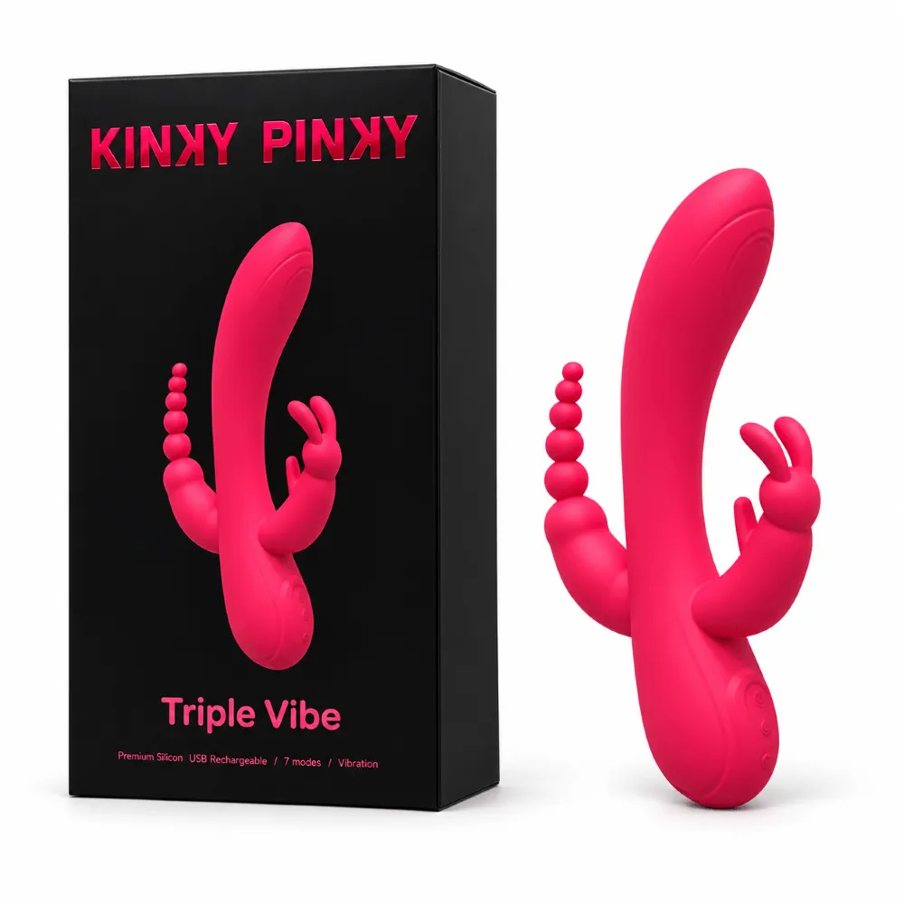 ויברטור טריפל G דגדגן ואנאלי | Triple Vibe