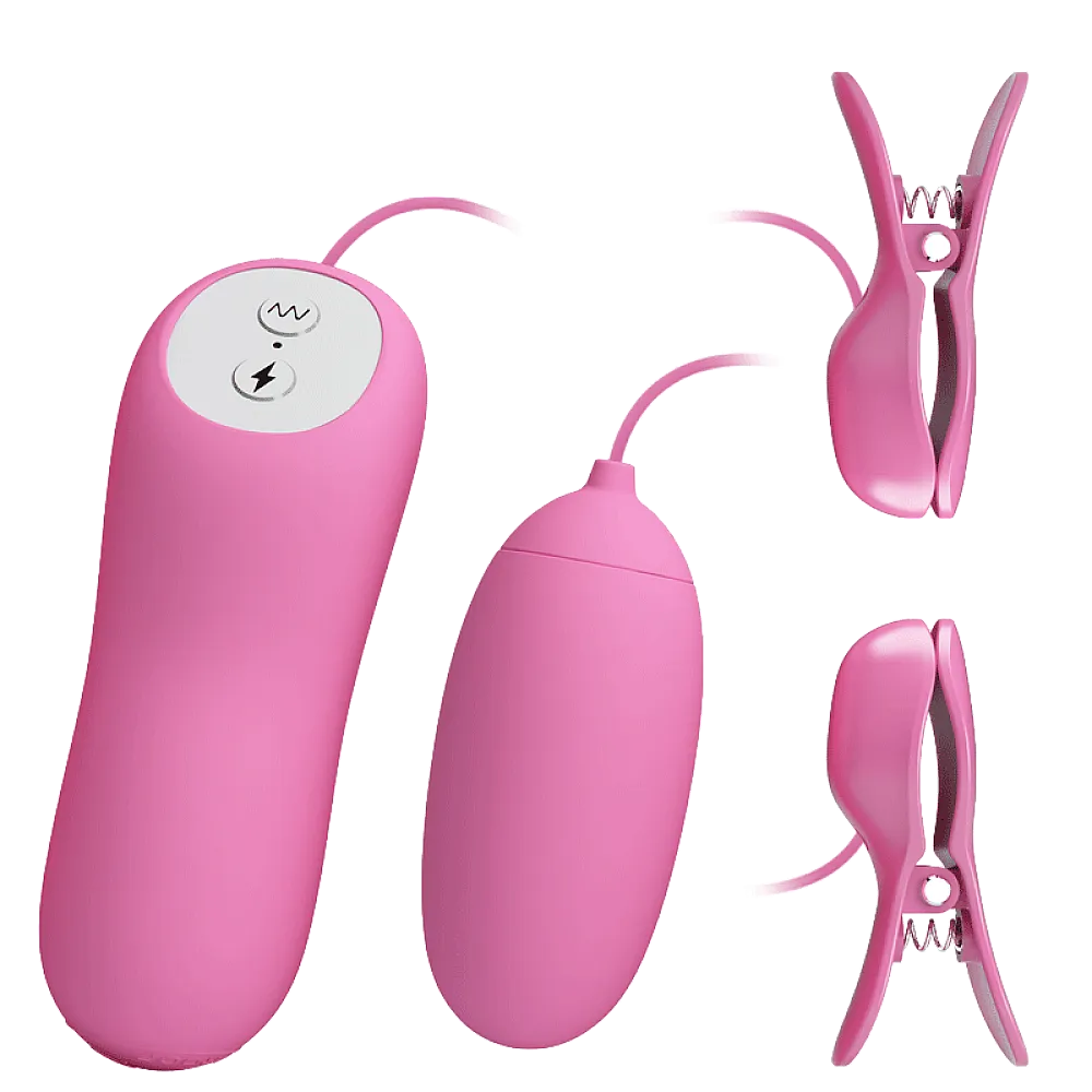 מצבטי פטמות חשמליים ויברטור | Electric Nipple Clamps