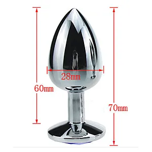 פלאג אנאלי מתכתי קטן | Metal Plug S