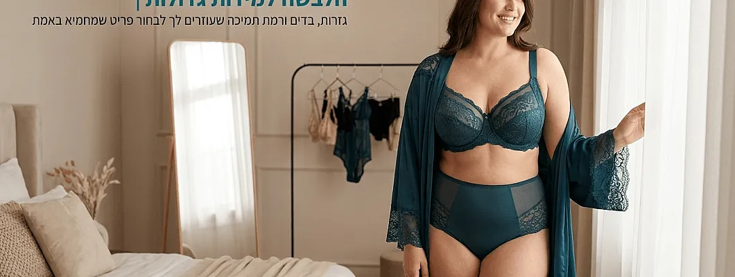 איך לבחור הלבשה סקסית למידות גדולות | Plus Size Lingerie
