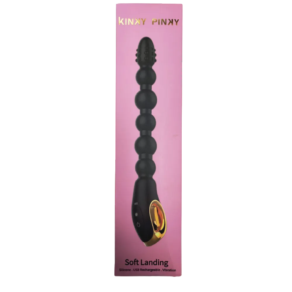 ויברטור חרוזים אנאלי גמיש | soft landing  