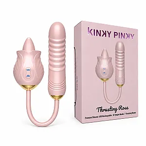 ויברטור ורד דוחף לשון | Thrusting Rose