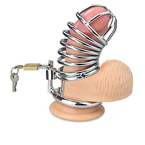 כלוב צניעות מתכתי לגבר | JAILED