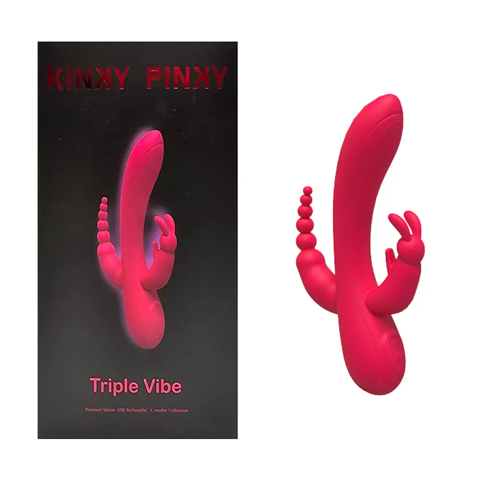ויברטור טריפל G דגדגן ואנאלי | Triple Vibe