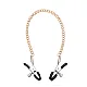 מצבטי פטמות שרשרת זהב | Gold Chain Nipple Clamps