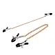 מצבטי פטמות שרשרת זהב | Gold Chain Nipple Clamps