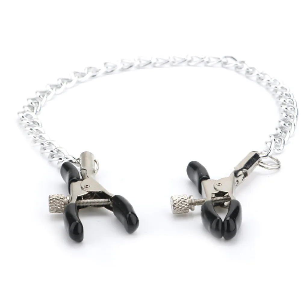 מצבטי פטמות מתכווננים בשרשרת | Nipple Clamps
