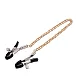 מצבטי פטמות שרשרת זהב | Gold Chain Nipple Clamps