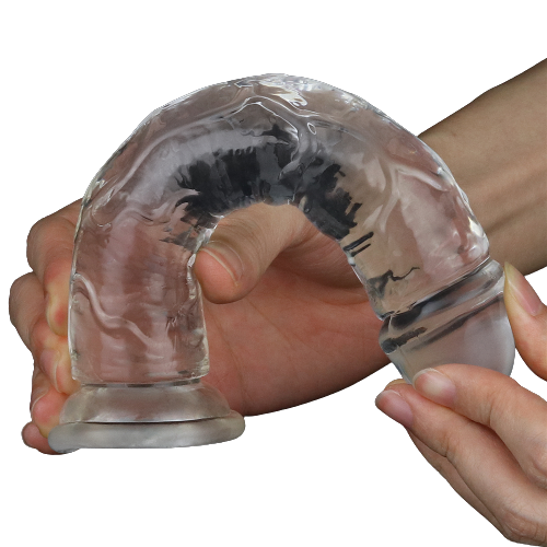 דילדו שקוף ריאליסטי עם בסיס יניקה | Realistic Transparent Dildo דילדו שקוף ריאליסטי עם בסיס יניקה | Realistic Transparent Dildo