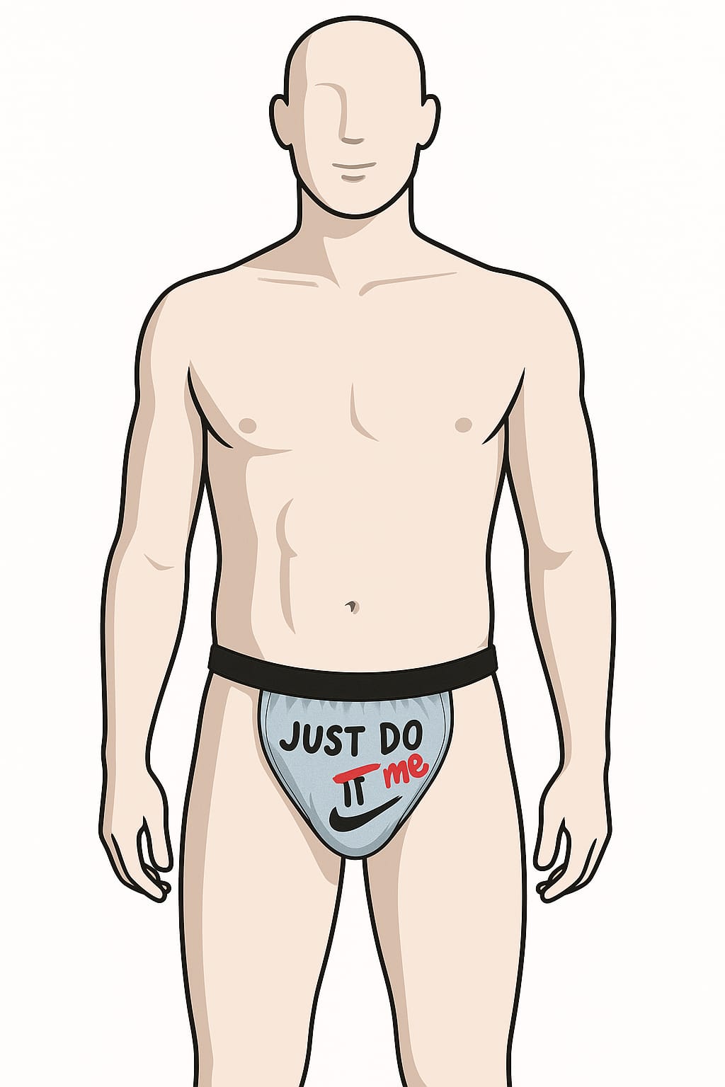 תחתון ג'וקסטרפ הומור לגבר | Novelty