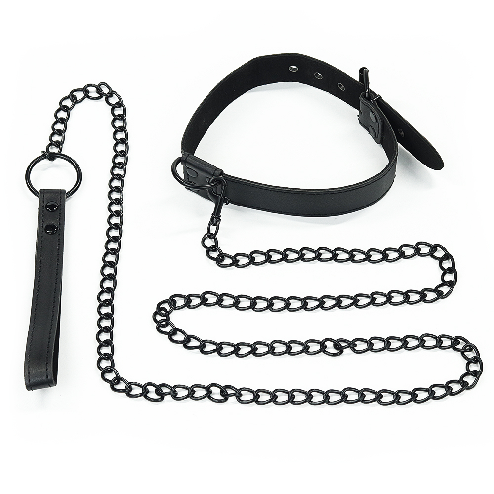 קולר BDSM להולכה | BLACK MATT COLLAR קולר BDSM להולכה | BLACK MATT COLLAR