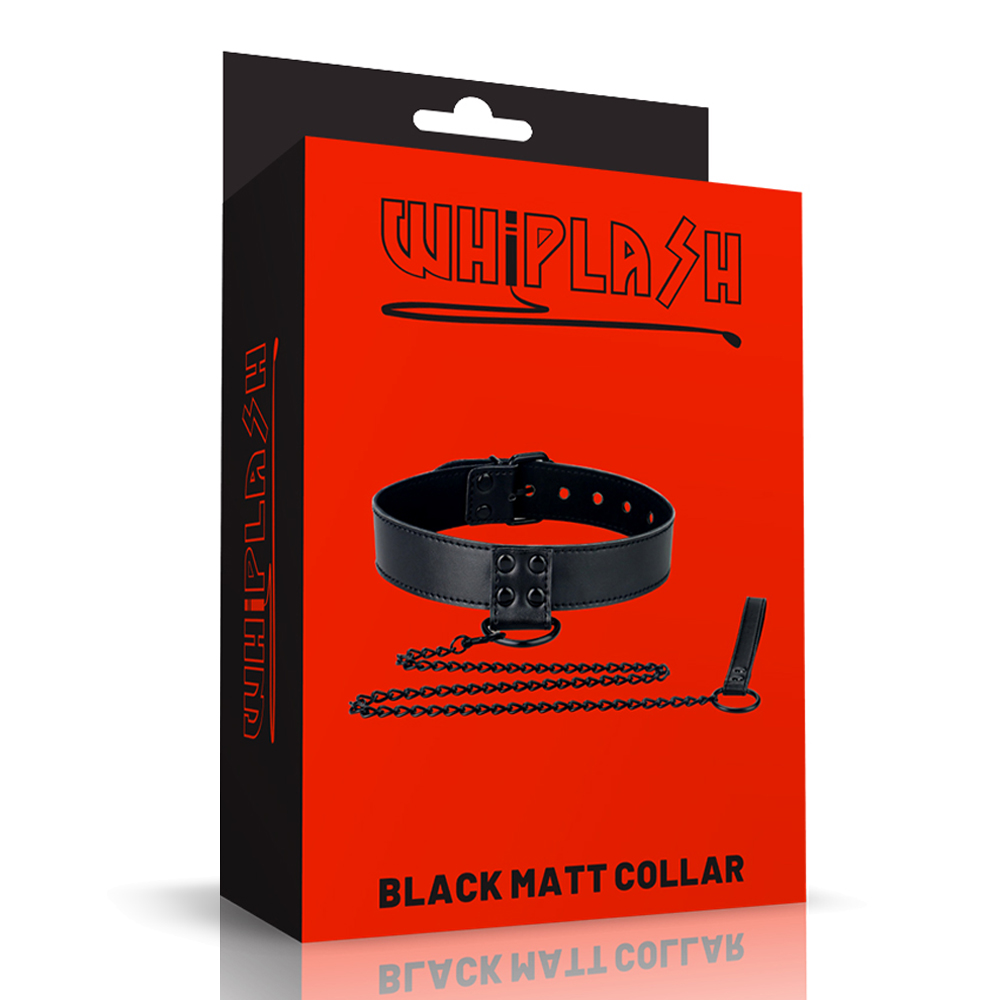 קולר BDSM להולכה | BLACK MATT COLLAR קולר BDSM להולכה | BLACK MATT COLLAR