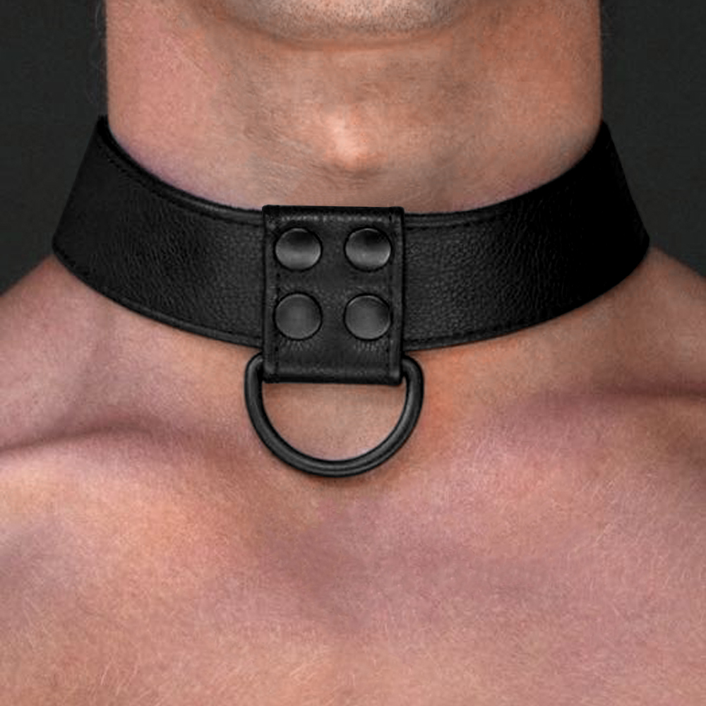 קולר BDSM להולכה | BLACK MATT COLLAR קולר BDSM להולכה | BLACK MATT COLLAR