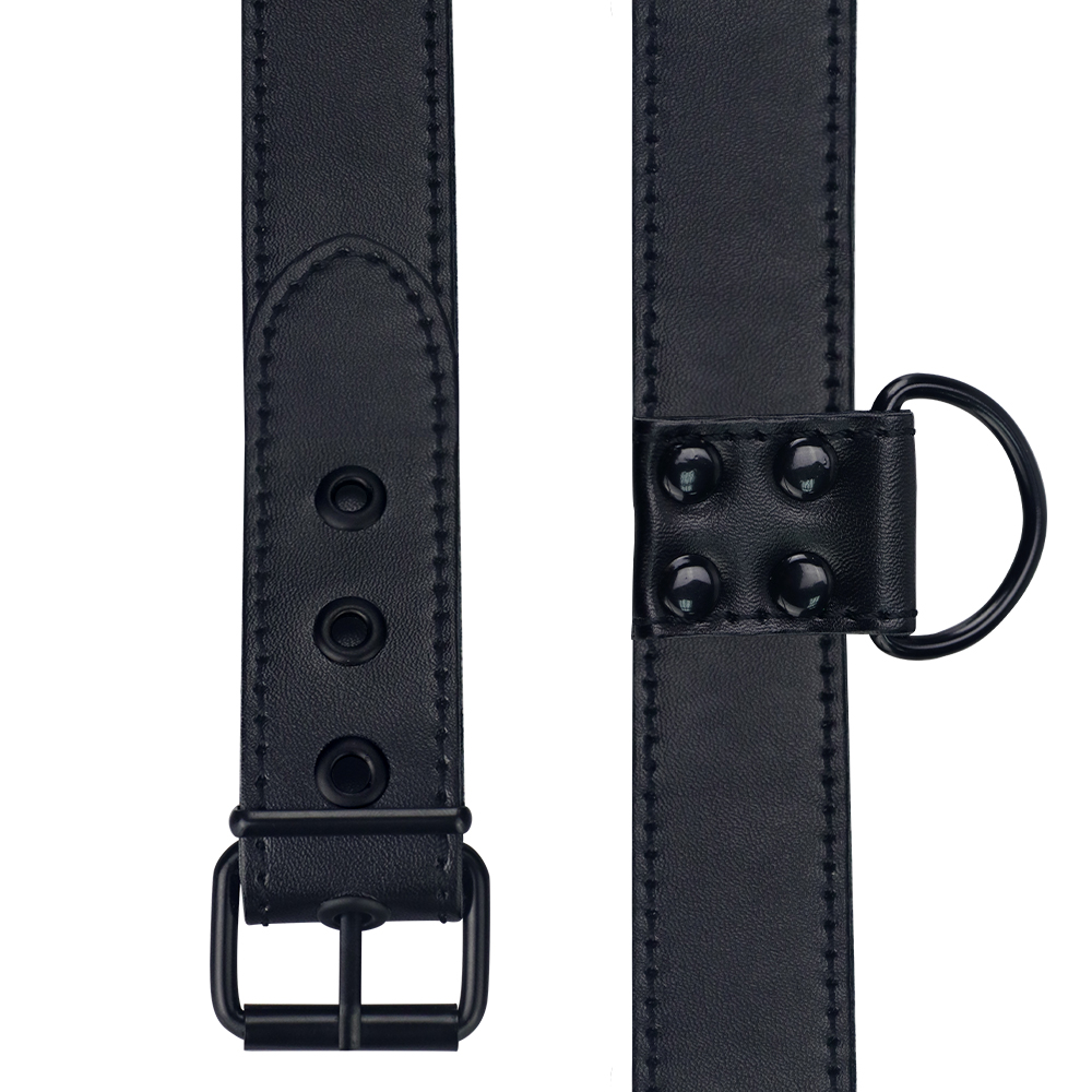 קולר BDSM להולכה | BLACK MATT COLLAR קולר BDSM להולכה | BLACK MATT COLLAR