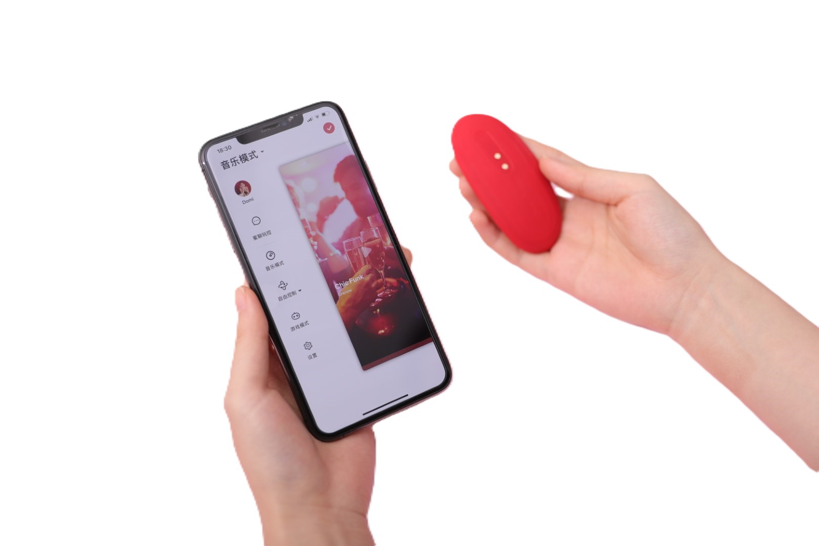 ויברטור תחתון רטט שליטה מרחוק ע"י אפליקציה | wifi חכם Magic nyx