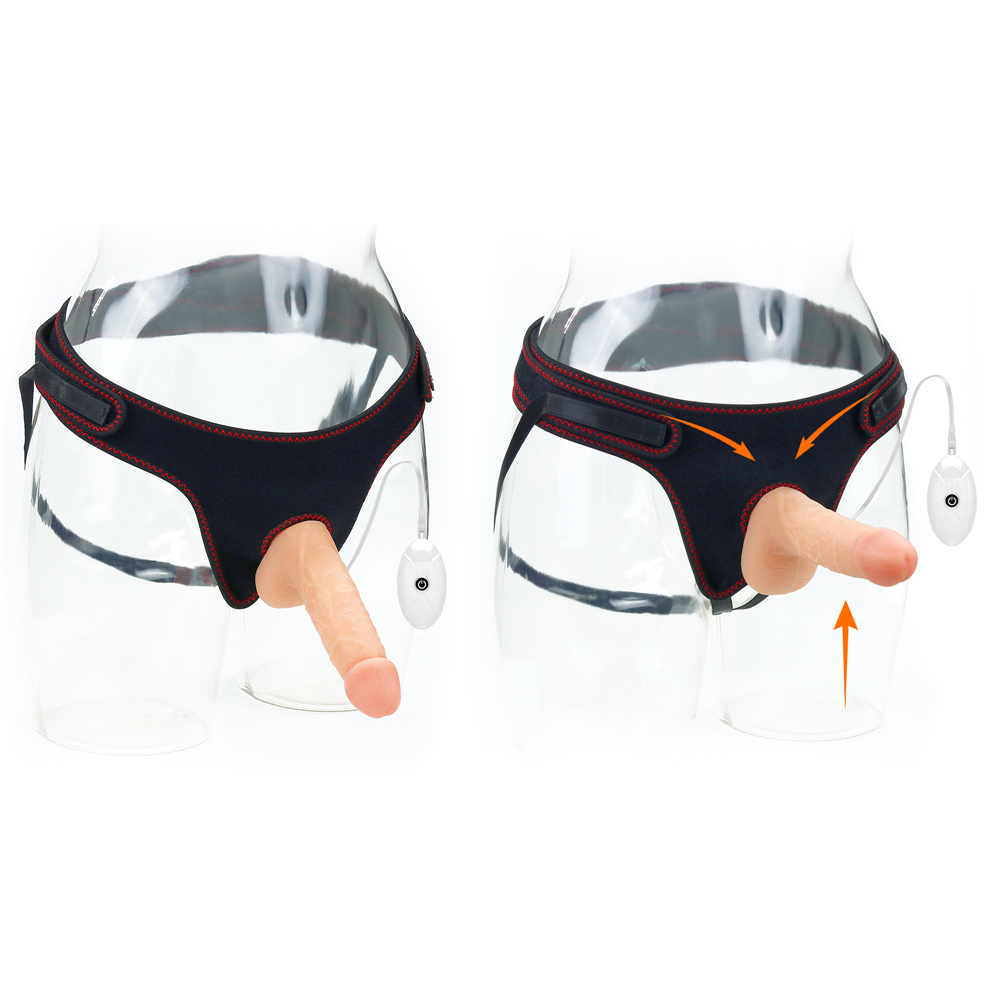 ויברטור סטרפ און ריאליסטי עם רצועה רכה – להנאה טבעית ומענגת