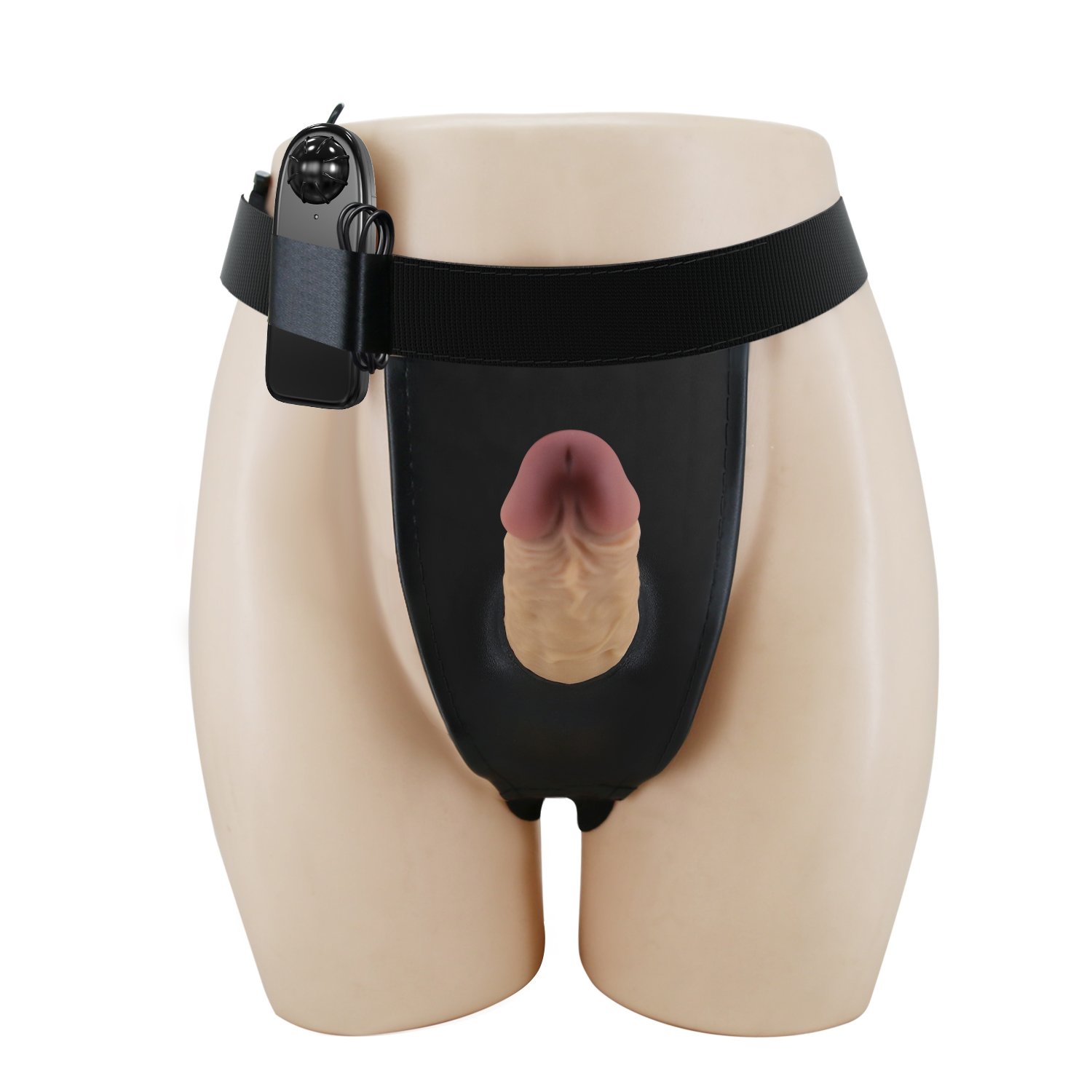 רתמת Strap-on עם דמוי איבר חלול – פתרון אידיאלי לבעיות זקפה