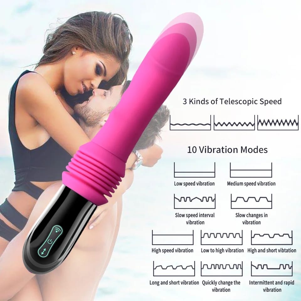 Vibrator Telescopic – מכונת סקס טלסקופית – תחושת חדירה אותנטית