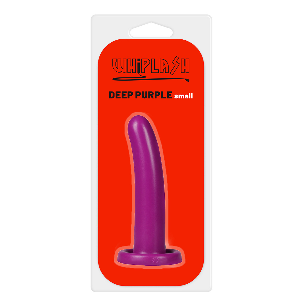 דילדו קטן מסיליקון רפואי עם בסיס יניקה | DEEP PURPLE Small