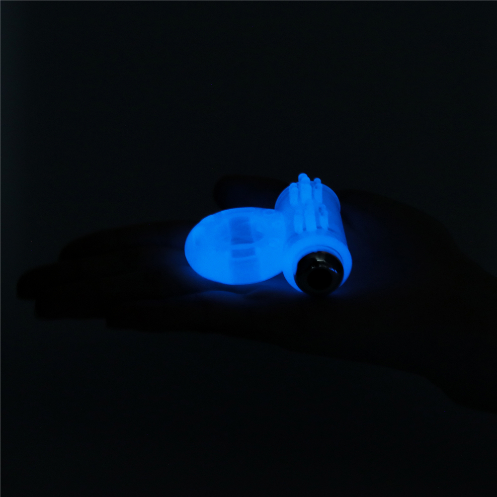 טבעת רטט זוגית זוהרת בחושך | Blue Ring