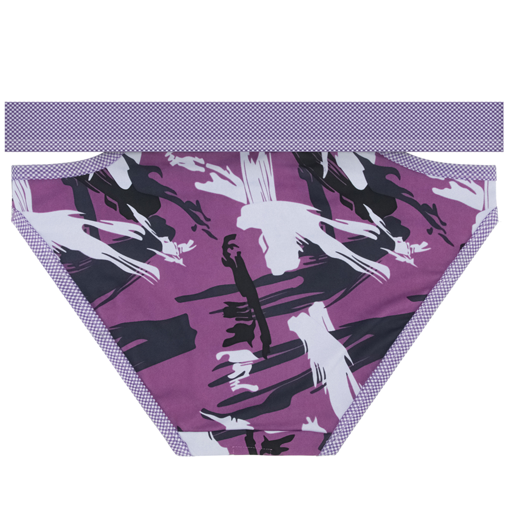 תחתוני סטרפ־און סגולים מעוצבים עם טבעת | Violet M/L