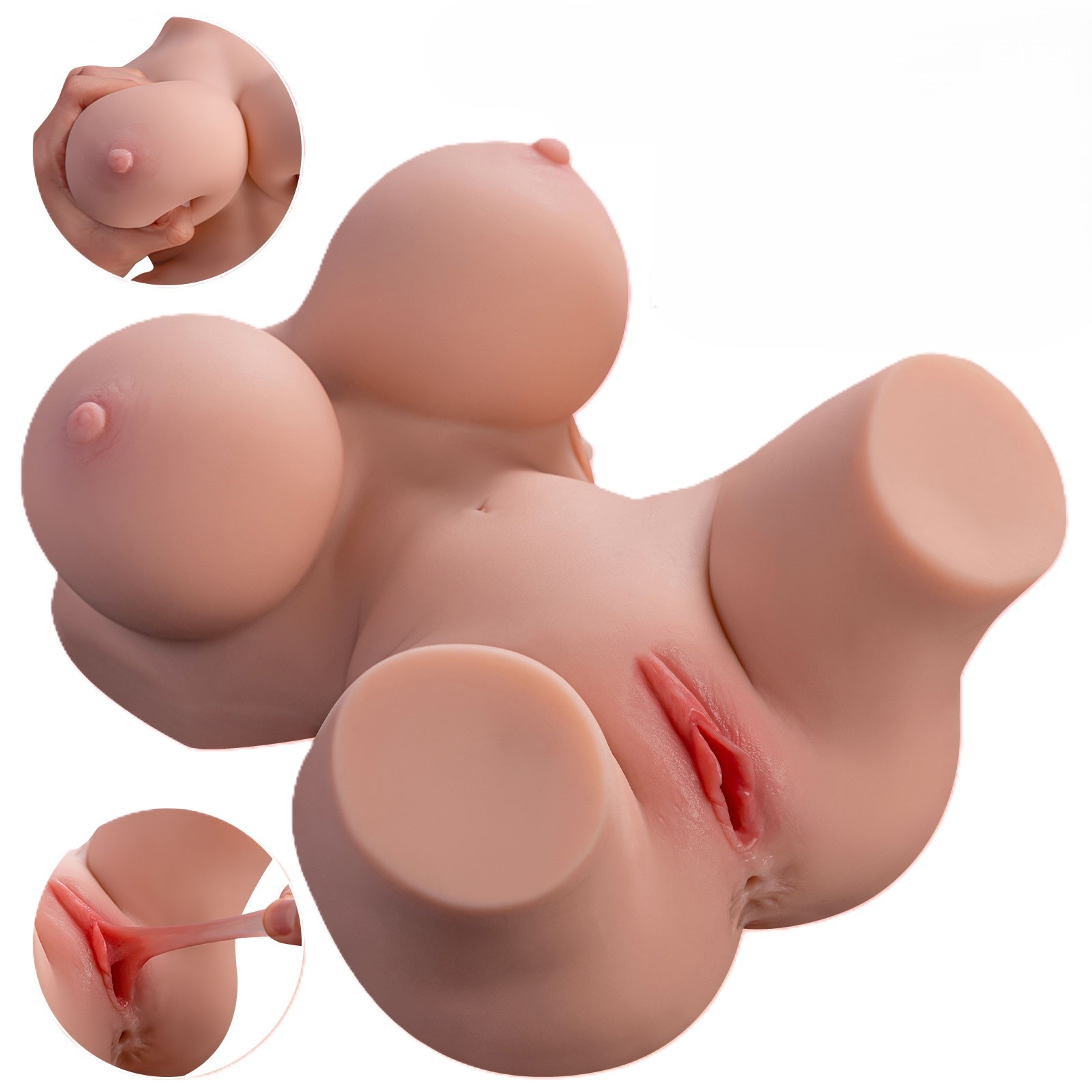 בובת מין חצי גוף ריאליסטית רוטטת | Frieda