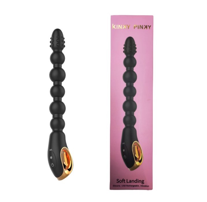 ויברטור חרוזים אנאלי גמיש | soft landing  