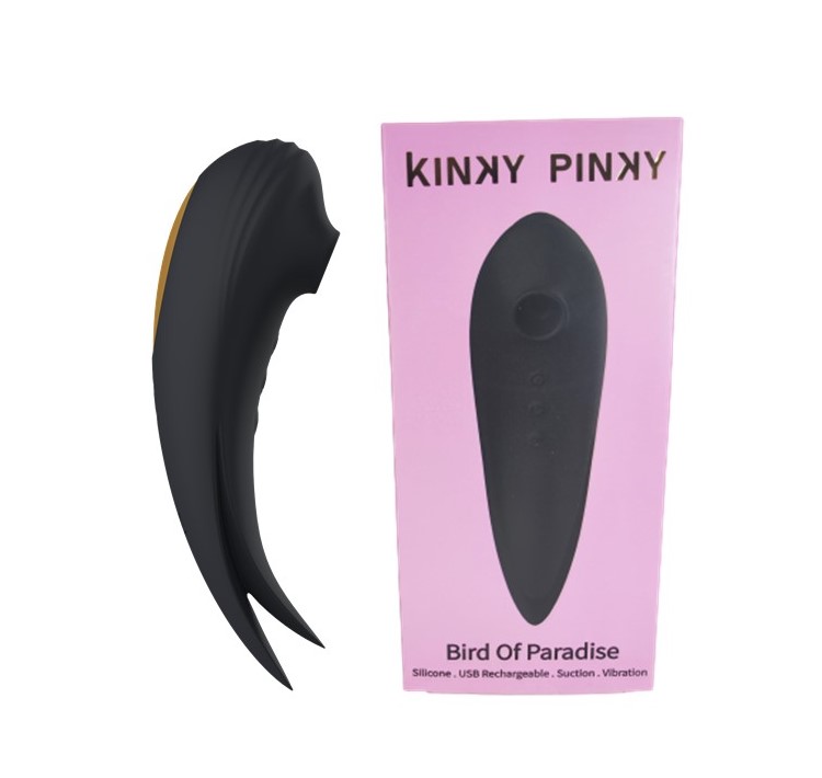 ויברטור Bird Of Paradise – יונק כפול עם 10 מקצבי יניקה ו-7 מקצבי רטט | Kinky Pinky