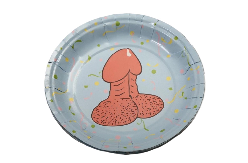 מארז 6 צלחות חד פעמיות – בעיטור בולבולים