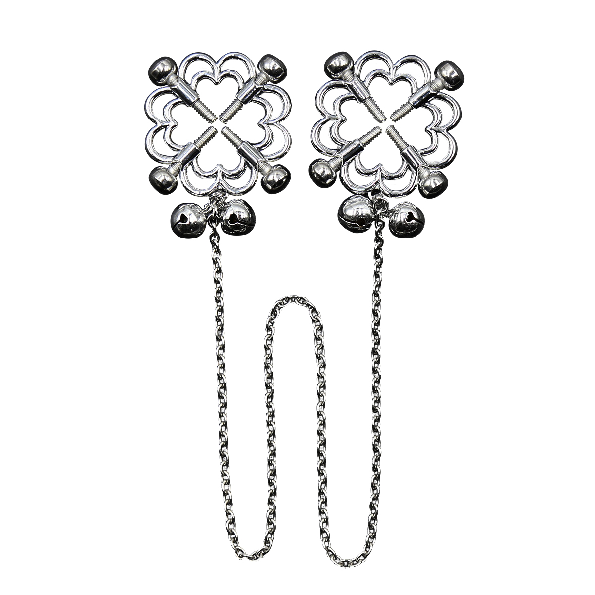 מצבטי פטמות פרח עם שרשרת | Flower Nipple Clamps