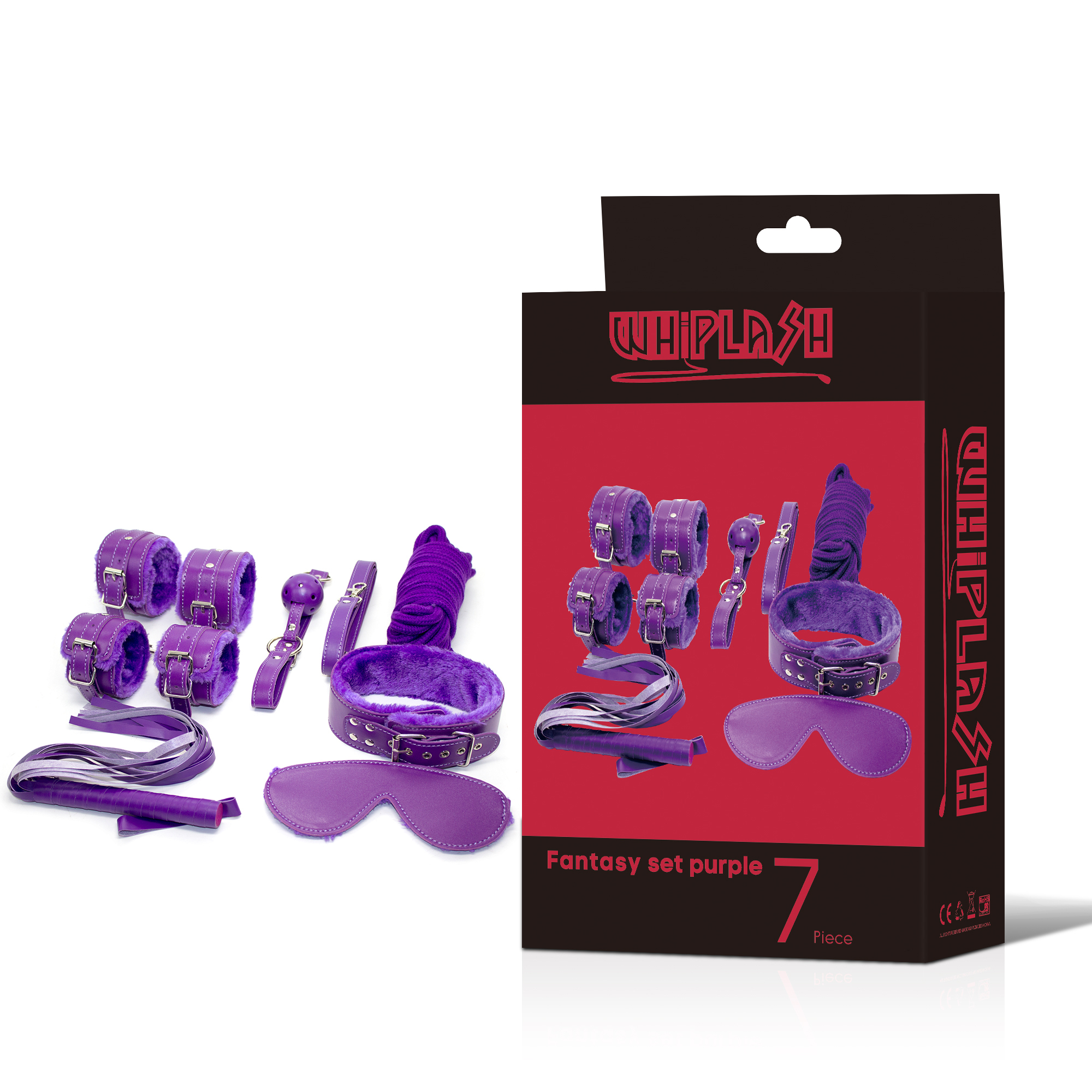 סט פנטזיה סגול 7 חלקים | Purple BDSM Fantasy Set